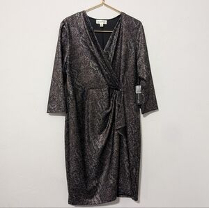 Glittery Snakeskin Pattern Dress